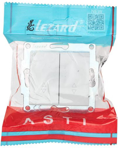 Изображение товара Выключатель Lezard Asti 7081-0288-106 (белый)