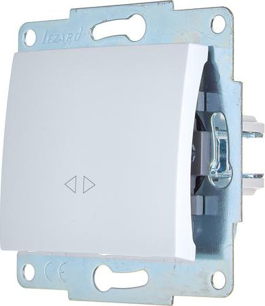 Изображение товара Выключатель Lezard Asti 7081-0288-107 (белый)