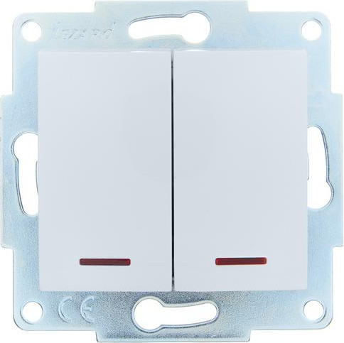 Изображение товара Выключатель Lezard Asti 7081-0288-112 (белый)