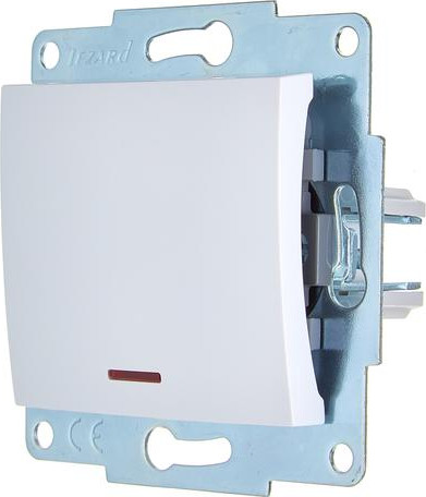 Изображение товара Выключатель Lezard Asti 7081-0288-111 (белый)