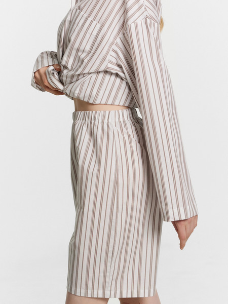 Изображение товара Пижама Mark Formelle 592597 (р.170-88-94, мокко полоска на белом)