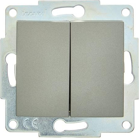 Изображение товара Выключатель Lezard Asti 7081-3588-101 (платина)