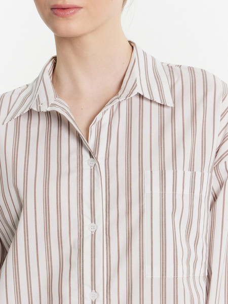 Изображение товара Пижама Mark Formelle 592597 (р.170-92-98, мокко полоска на белом)