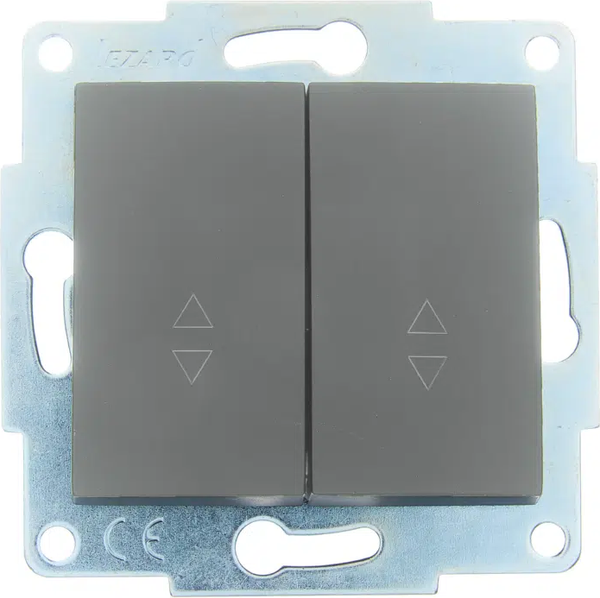 Изображение товара Выключатель Lezard Asti 7081-3588-106 (платина)