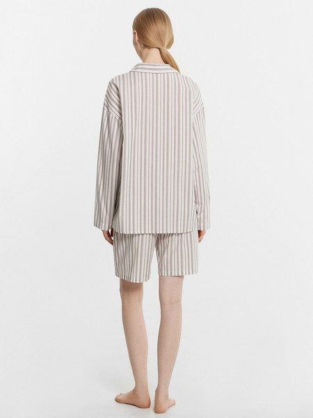 Изображение товара Пижама Mark Formelle 592597 (р.170-96-102, мокко полоска на белом)