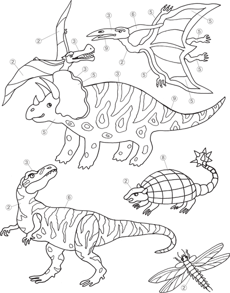 Изображение товара Раскраска АСТ Динозавры, мягкая обложка