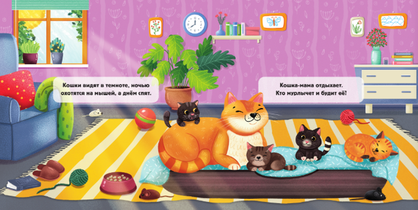 Изображение товара Книжка-панорамка АСТ Домашние животные, твердая обложка