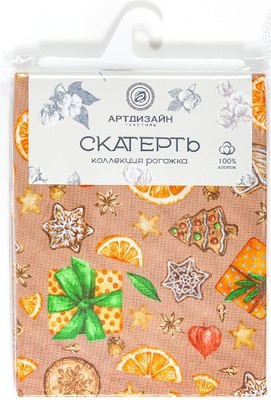 Изображение товара Скатерть АртПостель Цитрус бежевый СБ.150*150