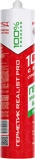 Изображение товара Герметик силиконовый Realist Pro Универсальный (280мл, бесцветный)
