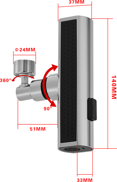 Изображение товара Аэратор для смесителя Fashun N37
