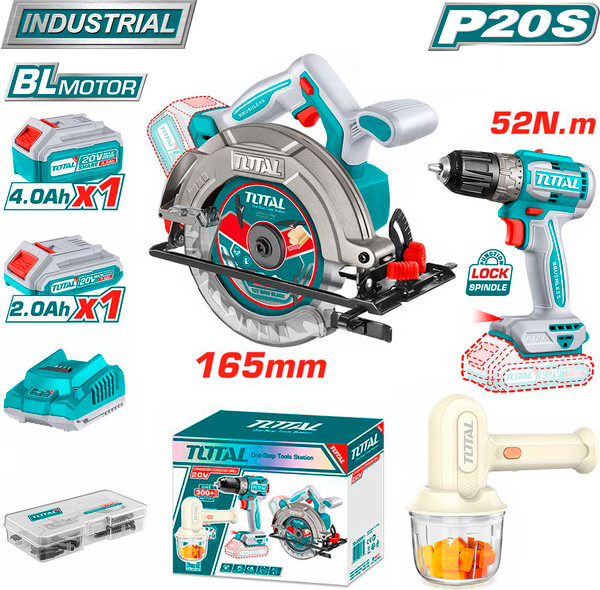 Изображение товара Набор электроинструмента TOTAL Аккумуляторный / TOSLI240583