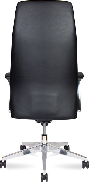 Изображение товара Кресло офисное Norden Nancy Black Leather / L348HCA-01-black (алюминиевая база/кожа, черный)