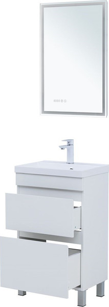 Изображение товара Тумба под умывальник Aquanet Нота New 50 / 344138 (белый глянец)