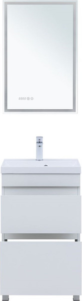 Изображение товара Тумба под умывальник Aquanet Нота New 50 / 344138 (белый глянец)