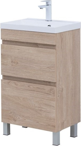 Изображение товара Тумба под умывальник Aquanet Нота New 50 / 344137 (дуб светлый)