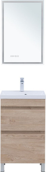 Изображение товара Тумба под умывальник Aquanet Нота New 50 / 344137 (дуб светлый)