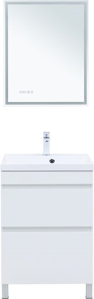 Изображение товара Тумба под умывальник Aquanet Нота New 58 / 344141 (белый глянец)