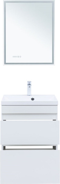 Изображение товара Тумба под умывальник Aquanet Нота New 58 / 344141 (белый глянец)