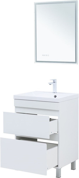 Изображение товара Тумба под умывальник Aquanet Нота New 58 / 344141 (белый глянец)