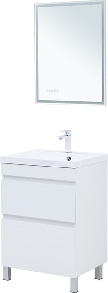 Изображение товара Тумба под умывальник Aquanet Нота New 58 / 344141 (белый глянец)