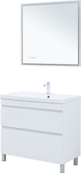 Изображение товара Тумба под умывальник Aquanet Нота New 90 / 344147 (белый глянец)