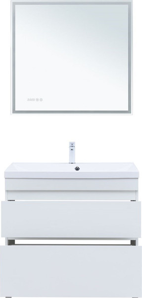 Изображение товара Тумба под умывальник Aquanet Нота New 90 / 344147 (белый глянец)