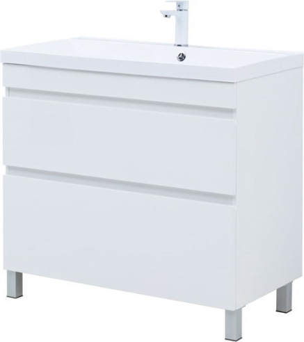 Изображение товара Тумба под умывальник Aquanet Нота New 90 / 344147 (белый глянец)