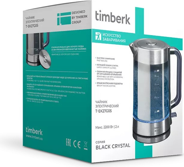 Изображение товара Электрочайник Timberk T-EK27G05
