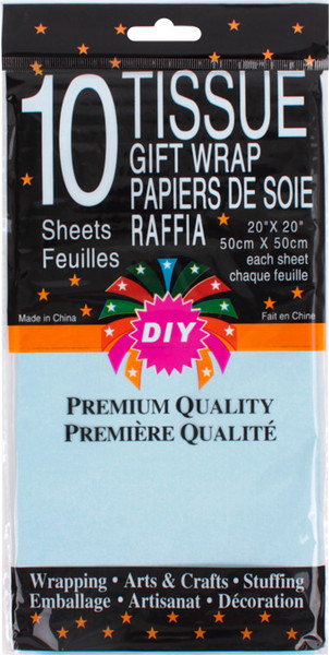 Изображение товара Бумага для оформления подарков Darvish DV-14183-10 (голубой)