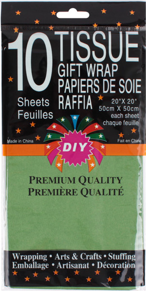 Изображение товара Бумага для оформления подарков Darvish DV-14183-7 (зеленый)