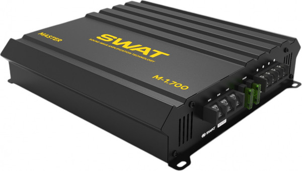 Изображение товара Корпусной пассивный сабвуфер ASPECT WLW-12s4VB + Автомобильный усилитель Swat M-1.700