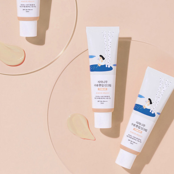 Изображение товара Крем солнцезащитный Round Lab Birch Juice Moisturizing Tone-Up Sunscreen SPF50+ PA++++ (50мл)