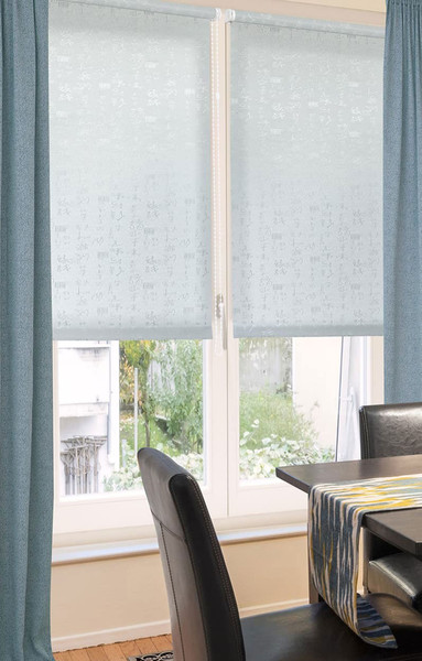 Изображение товара Рулонная штора Delfa Сантайм Азия СРШ-03Д 25104 (180x170, серый)