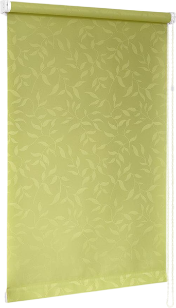 Изображение товара Рулонная штора Delfa Сантайм Жаккард Оливия СРШ-03Д 8257 (160x170, салатовый)