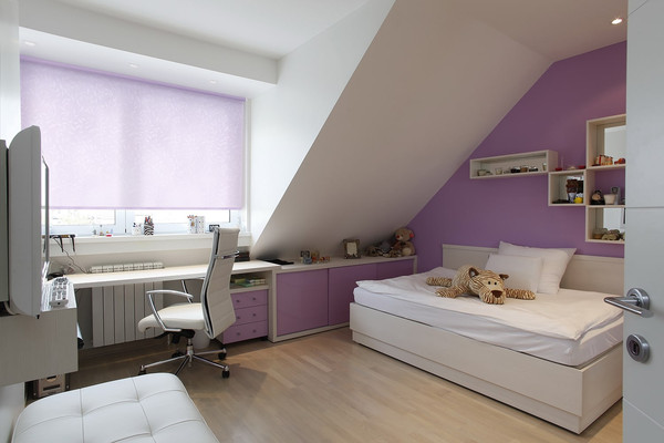 Изображение товара Рулонная штора Delfa Сантайм Жаккард Оливия СРШ-03Д 8478 (120x170, сиреневый)