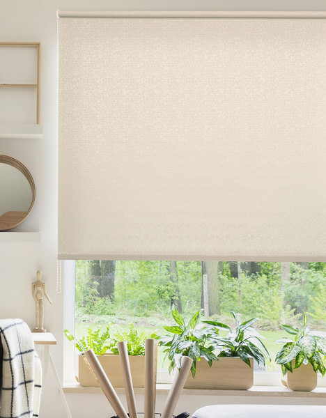 Изображение товара Рулонная штора Delfa Сантайм Альба СРШ-03Д 8281 (130x170, песок)
