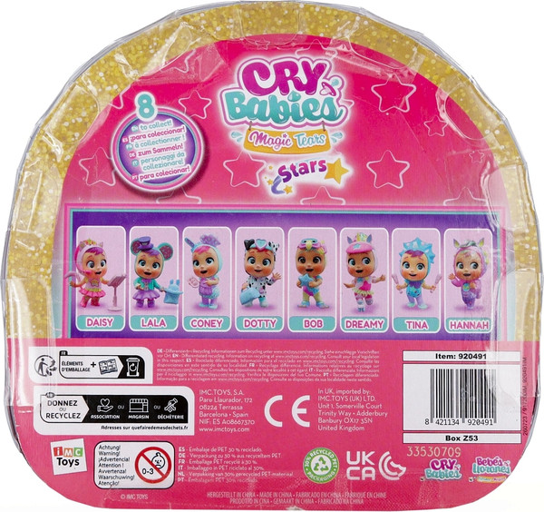 Изображение товара Пупс с аксессуарами Cry Babies Волшебные слезки. Ханна Шоу Талантов C2 / 65186