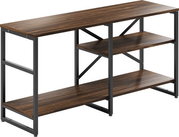 Изображение товара Тумба Gutta Под телевизор 56x111x34 три полки / GT56111343B2 (коричневый/черный)