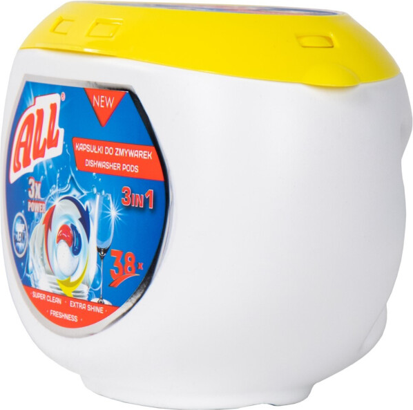 Изображение товара Капсулы для посудомоечных машин ALL Dishwasher Capsules (38 шт.)