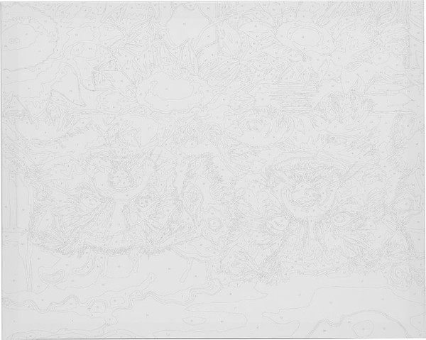 Изображение товара Картина по номерам MultiArt Собачки и подсолнухи / CANV40X50-115349