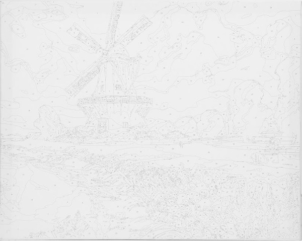 Изображение товара Картина по номерам MultiArt Мельница / CANV40X50-117540