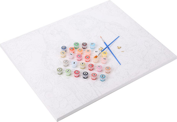 Изображение товара Картина по номерам MultiArt Попугаи / CANV40X50-117534