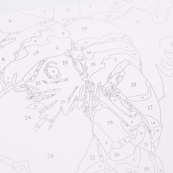 Изображение товара Картина по номерам MultiArt Попугаи / CANV40X50-117534