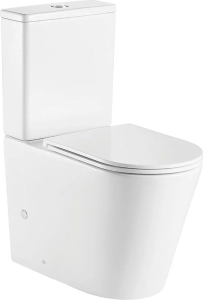 Изображение товара Чаша унитаза напольного WeltWasser WW Salzbach 001 XL GL-WT (белый глянец, чаша)