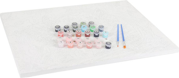 Изображение товара Картина по номерам MultiArt Котики / CANV40X50-115356