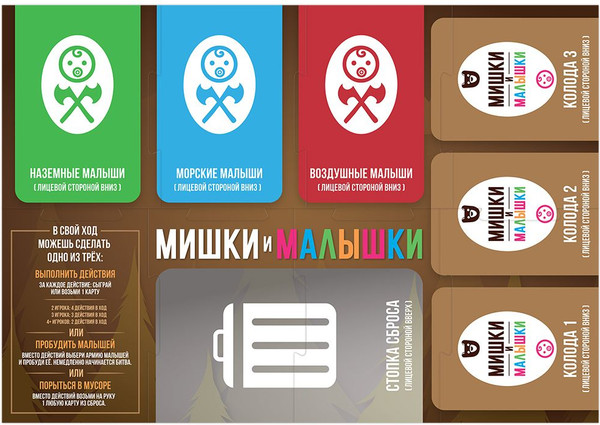 Изображение товара Настольная игра Мир Хобби Мишки и малышки / 915783