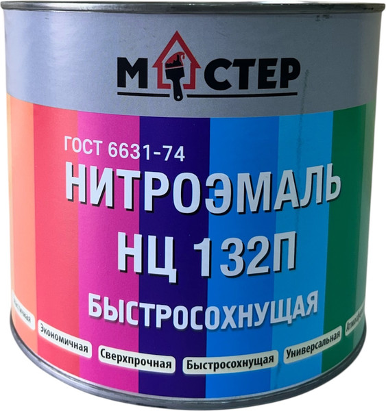Изображение товара Эмаль МАСТЕР НЦ-132П (1.7кг, голубой)