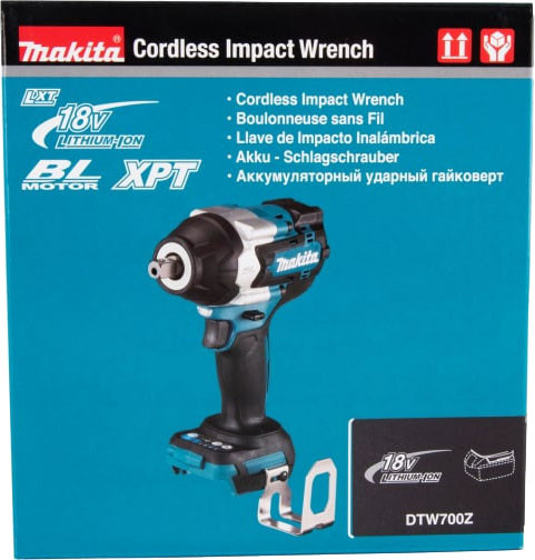Изображение товара Профессиональный гайковерт Makita DTW700RF1J