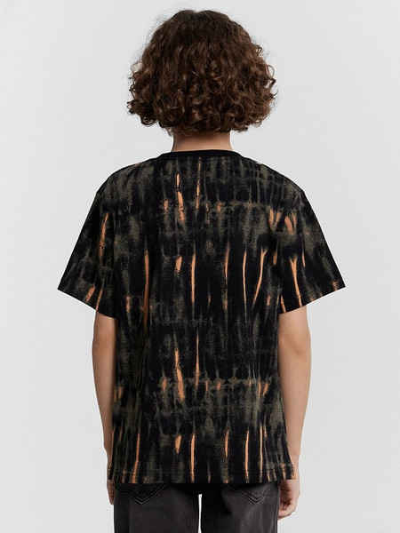 Изображение товара Футболка детская Mark Formelle 113433 (р.122-60, набивка tie dye на черном)