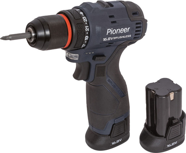 Изображение товара Аккумуляторная дрель-шуруповерт Pioneer CD-E1602BL-12C